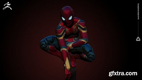 Libel Academy - Traje Hardsurface en ZBrush - Iron Spider