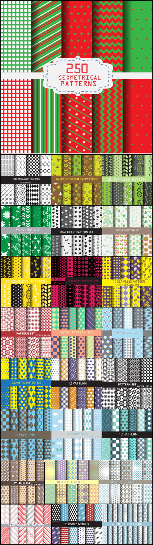 Pattern Collection #2, 25xEPS