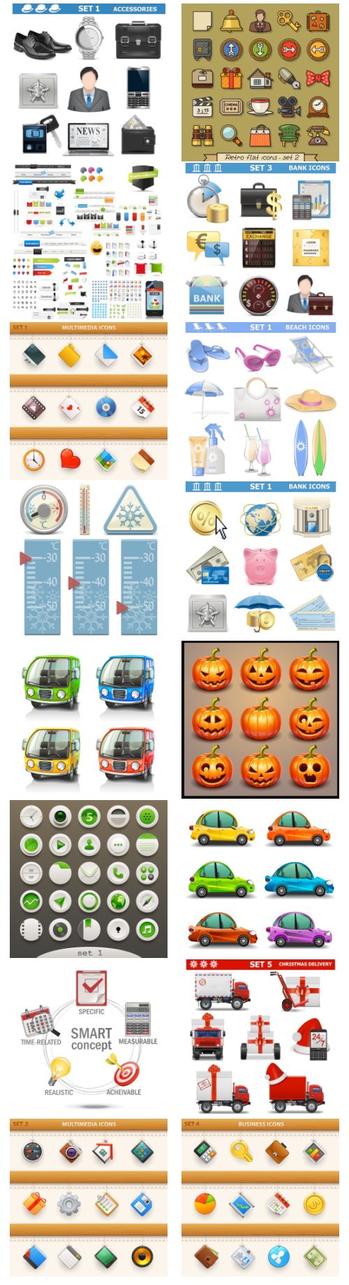 4000+ Icons Bundle 100xEPS