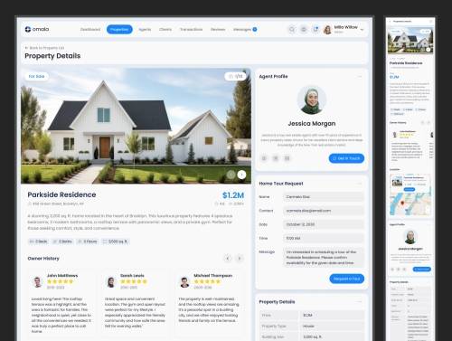 'Omala - Real Estate Management Dashboard' 'Omala - Real Estate Management Dashboard'