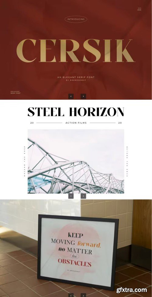 Cersik – Elegant Modern Serif Font