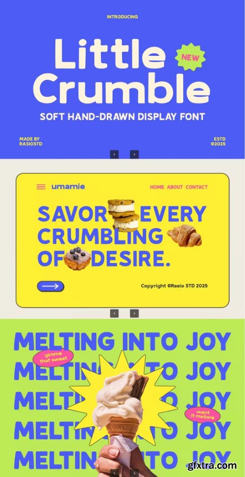 Little Crumble Hand Drawn Font