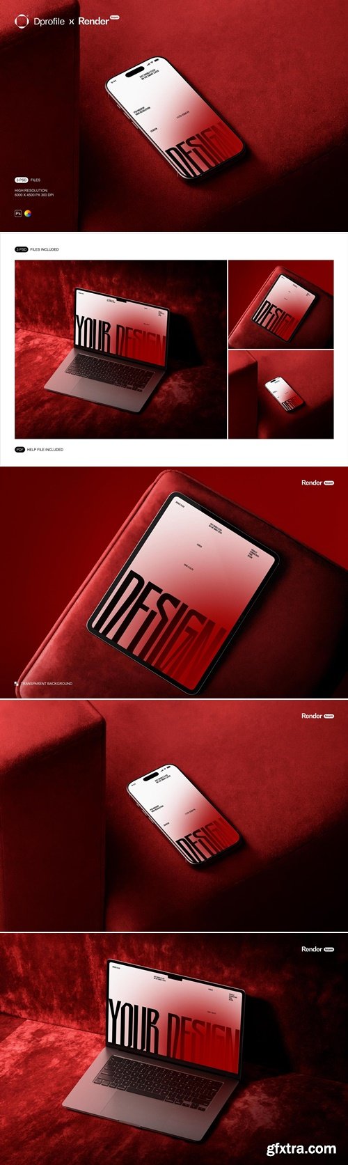 Pixelbuddha - Apple Devices Mockup Set 5492