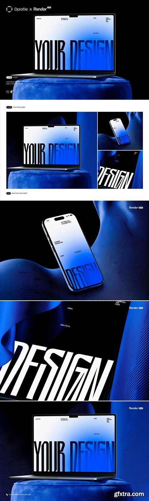 Pixelbuddha - Apple Devices Mockup Set 5507