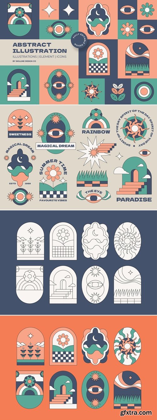 Pixelbuddha - Abstract Illustration Collection 5510