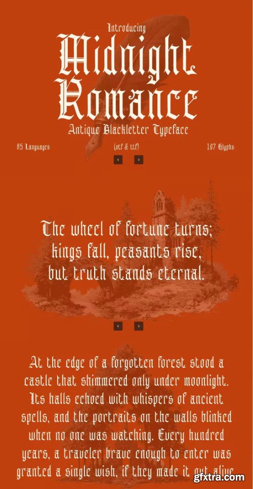 Midnight Romance – Elegant Gothic Typeface