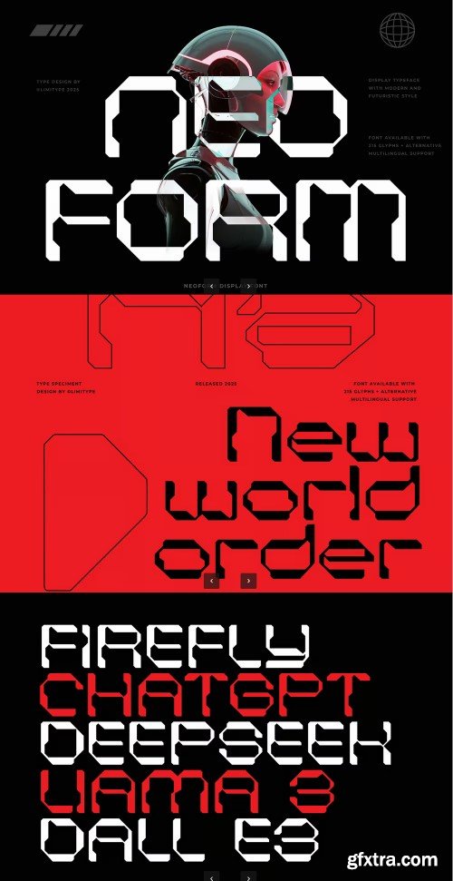 Neoform - Futuristic Font