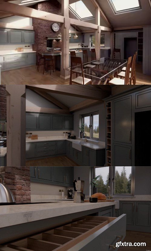 Udemy - Master Interior 3D Design, Modelling & Rendering In Blender