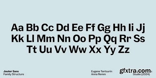 MyFonts - Jouter Sans Font Family 18xOTF