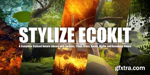 Superhivemarket - Flora Assets: Stylized Nature Pack - Ecokit