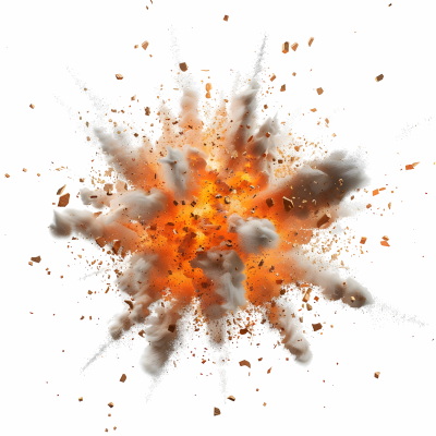 Transparent Explosions 25xPNG