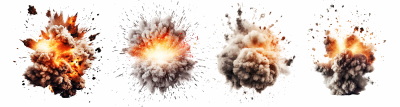 Transparent Explosions 25xPNG