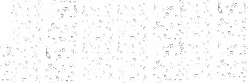 Water Rain Drops on Glass Transparent 25xPNG