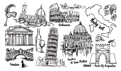 Ancient Sites and Sculpture Sketches 25xAI