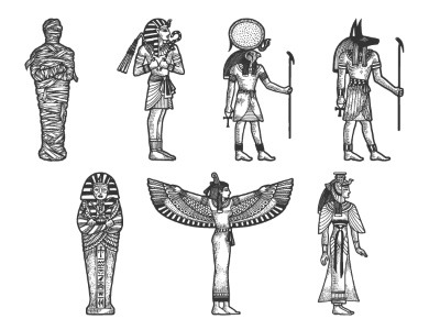 Ancient Sites and Sculpture Sketches 25xAI