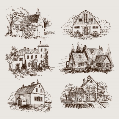 Ancient Sites and Sculpture Sketches 25xAI