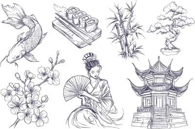 Ancient Sites and Sculpture Sketches 25xAI