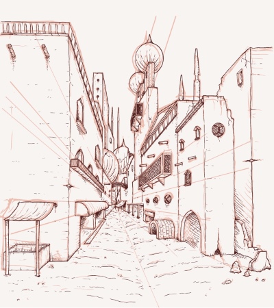 Ancient Sites and Sculpture Sketches 25xAI