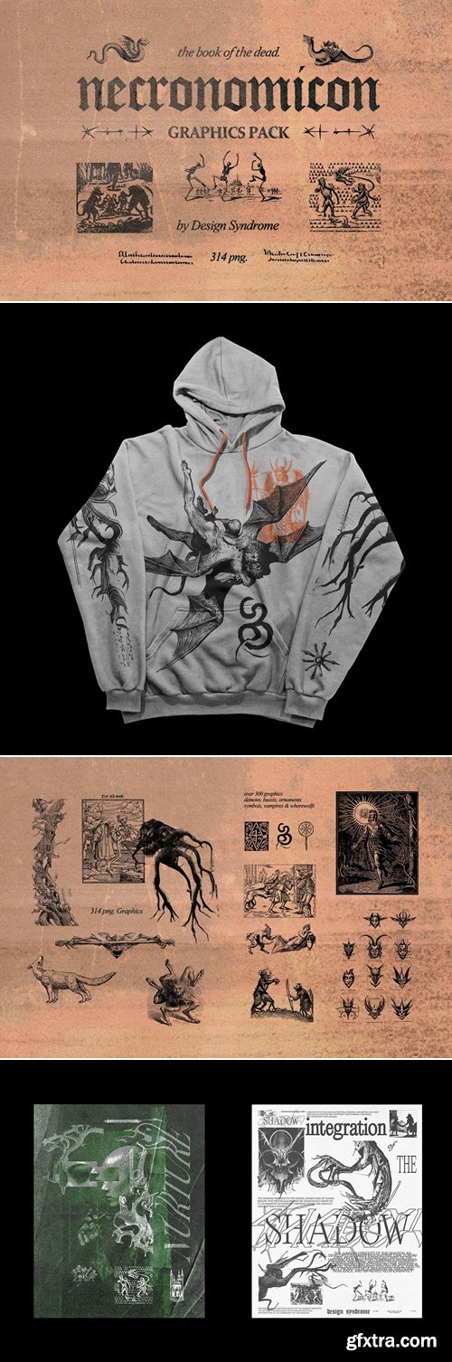 CreativeMarket - Necronomicon Graphics Pack 16076916