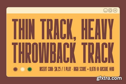 CreativeMarket - Gondens - Retro Vintage Condensed Font