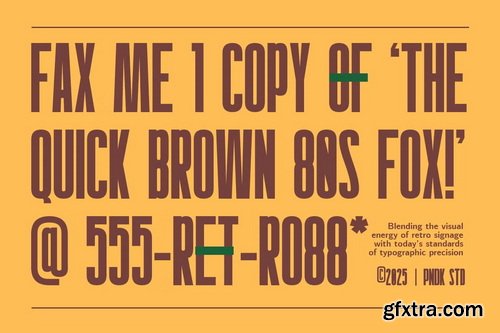 CreativeMarket - Gondens - Retro Vintage Condensed Font