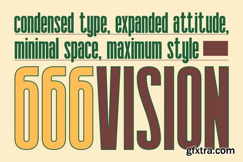 CreativeMarket - Gondens - Retro Vintage Condensed Font