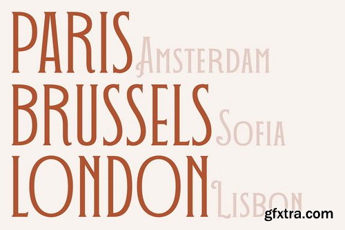 CreativeMarket - DECOHEAD Serif Elegant Art Deco Font