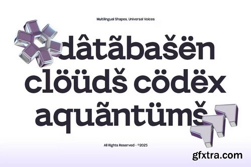 CreativeMarket - GC Exolink – Infinite Boldness Font