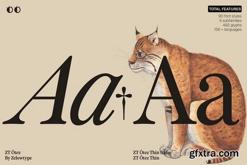CreativeMarket - ZT Otez Retro Serif - 90 fonts