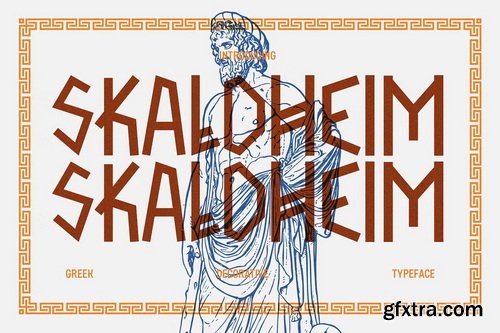 CreativeMarket - Skaldheim - Greek Display Typeface