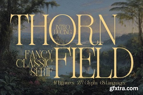 CreativeMarket - Thornfield Classy Serif Typeface