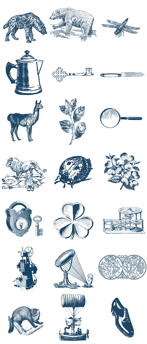 60 Vintage Nautical Vectors 199839