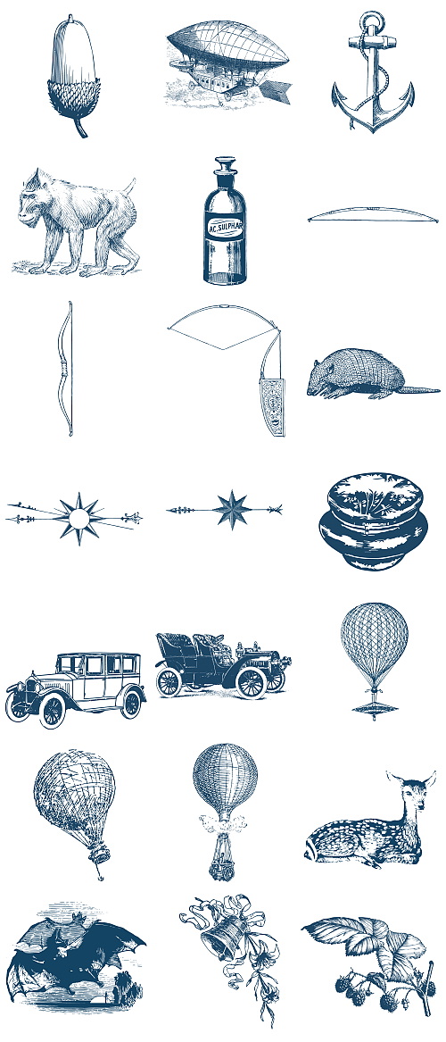 60 Vintage Nautical Vectors 199839