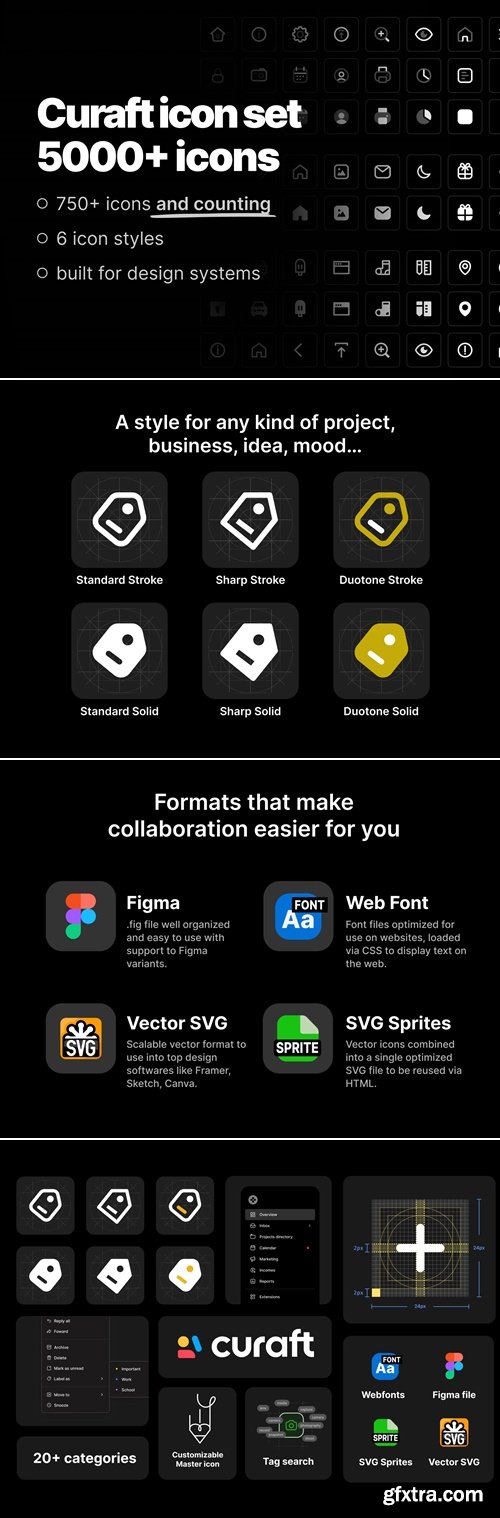 Curaft Icon Set ・ Full pack