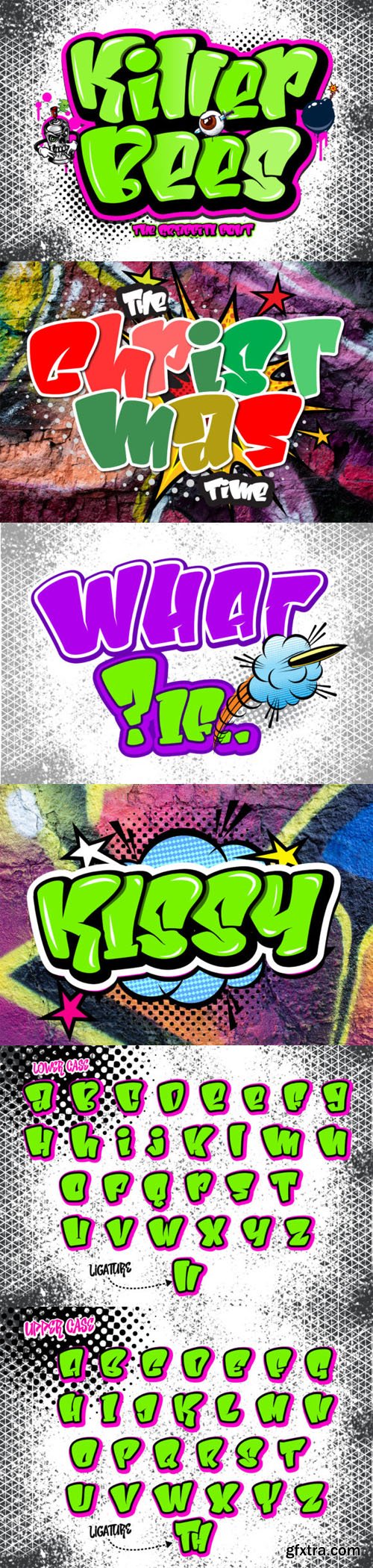 Killer Bees - Graffiti Display Font