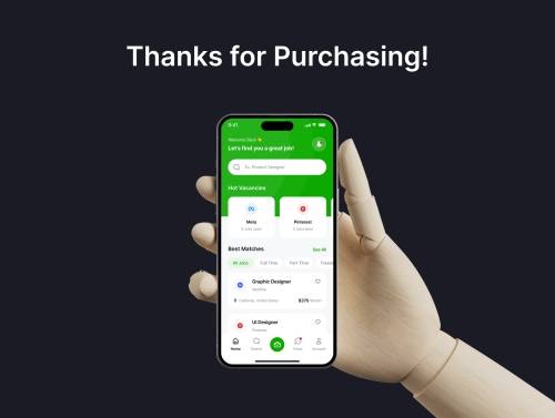 'Workhive - AI Job Finder App UI Kit'