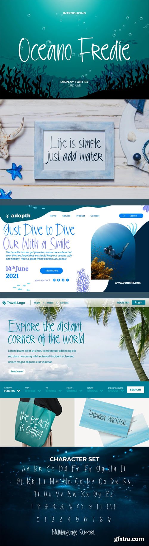 Oceano Fredie - Fun Display Font