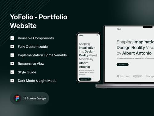 'YoFolio - Portfolio Website'