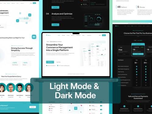 'Zency – Modern SaaS Website UI Kit'