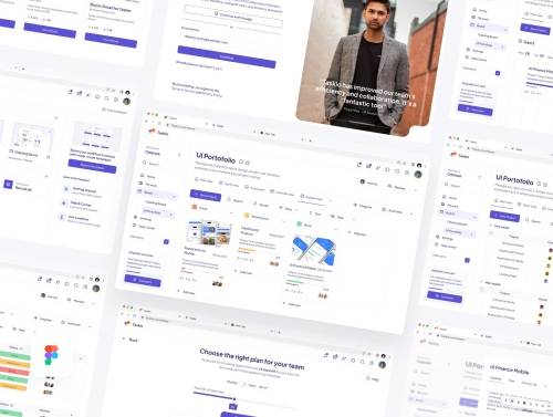 'Taskio-Task Management Dasboard UI KIT'