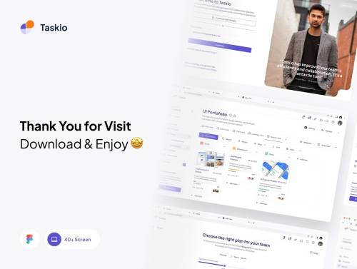 'Taskio-Task Management Dasboard UI KIT' 'Taskio-Task Management Dasboard UI KIT'