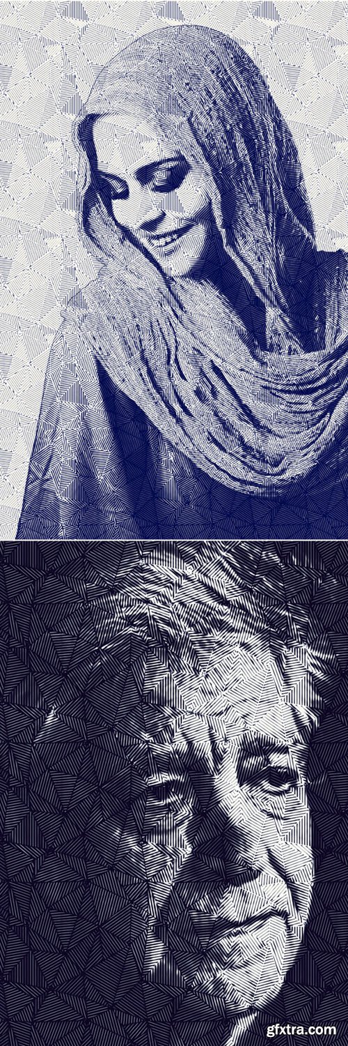 Geometric Action & Pattern for Photoshop