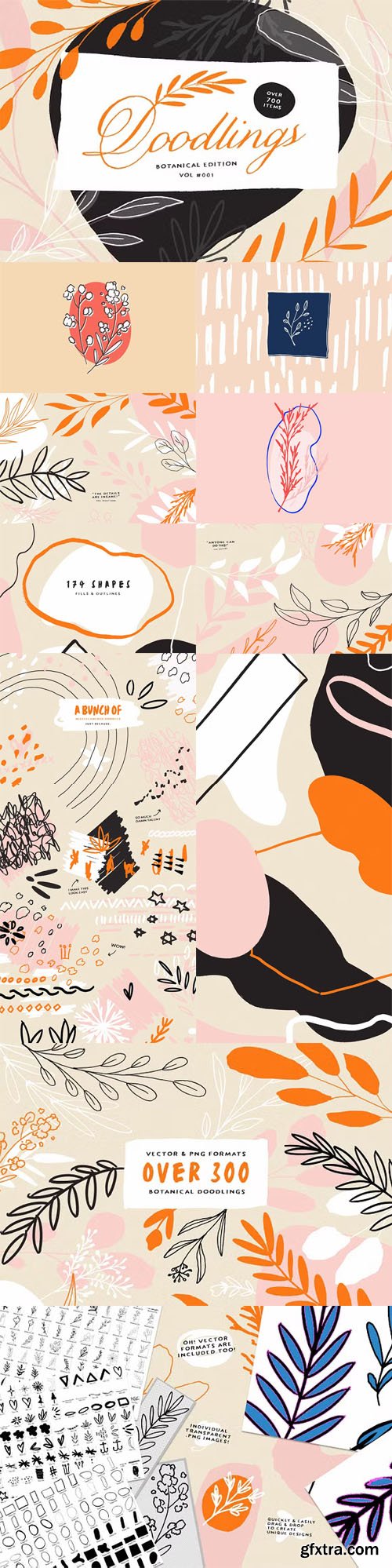 Doodlings - The Botanical Edition (700+ Elements)