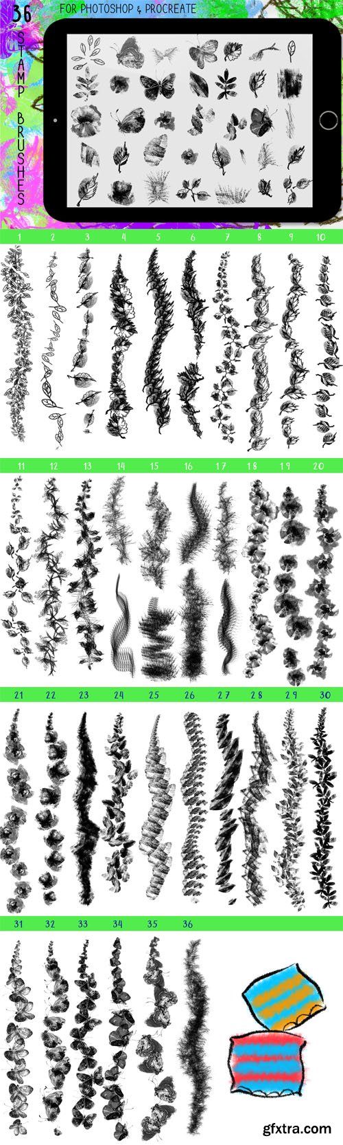 30+ Shaded Spots Brushes for Photoshop