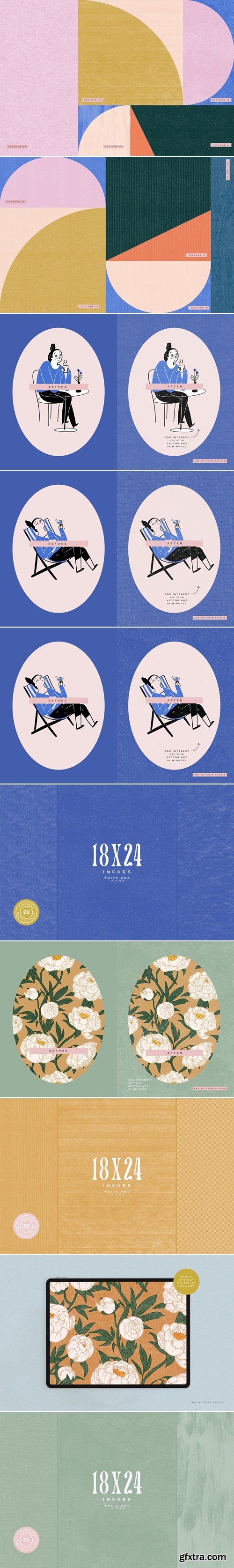 CreativeMarket - Vintage White Texture Overlays 282568413