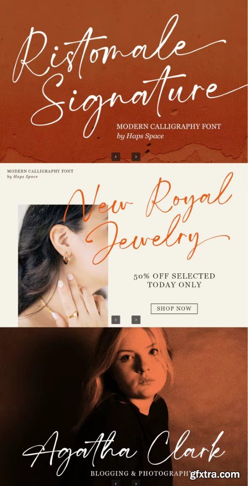 Ristomale Signature Font