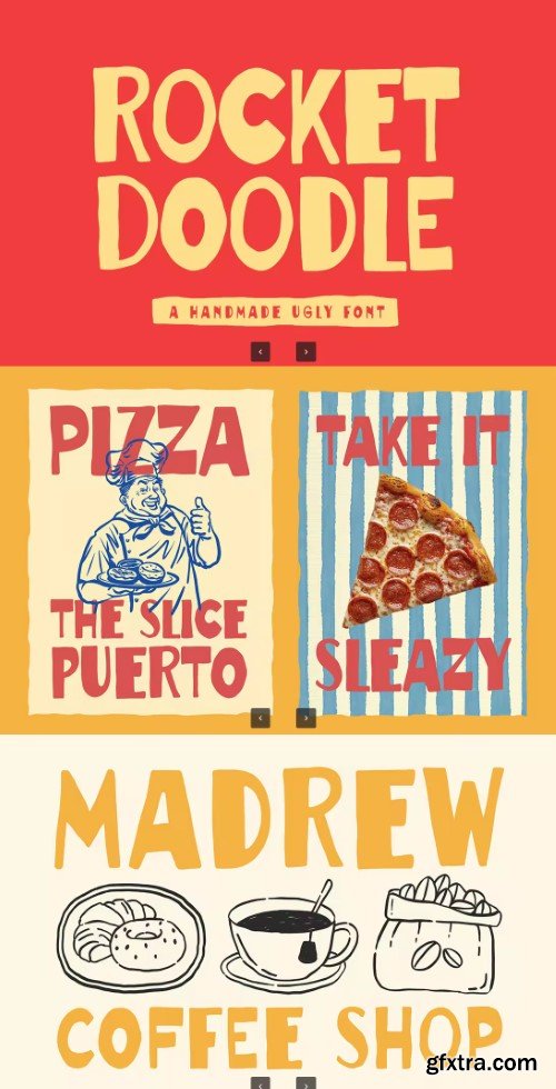 Blankidsfonts - Rocket Doodle a Handwriting Ugly Font