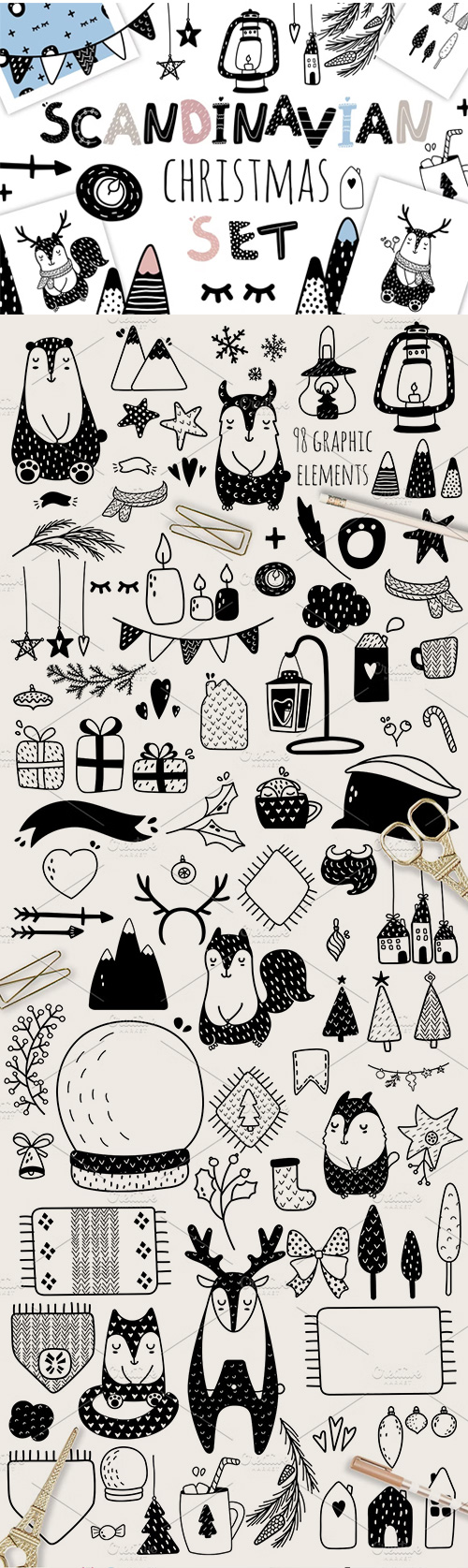 Scandinavian Christmas Bundle 2072371