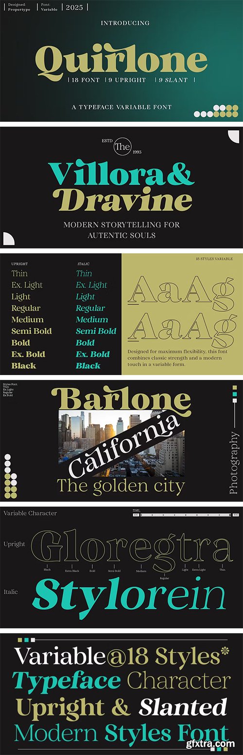 MyFonts - Quirlone Font Family 20xOTF MyFonts - Quirlone Font Family 20xOTF
