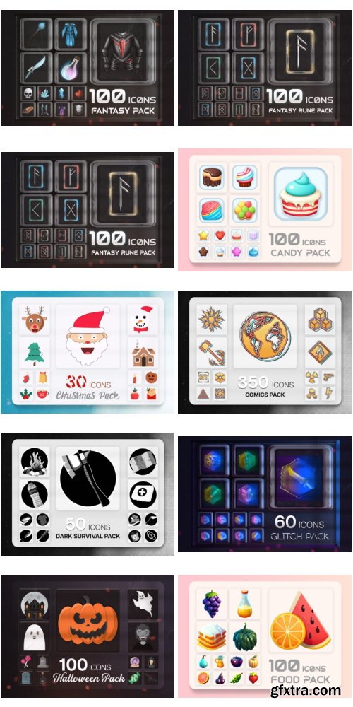 Eldamar Studio - 5000 Game Dev Icons Mega Bundle